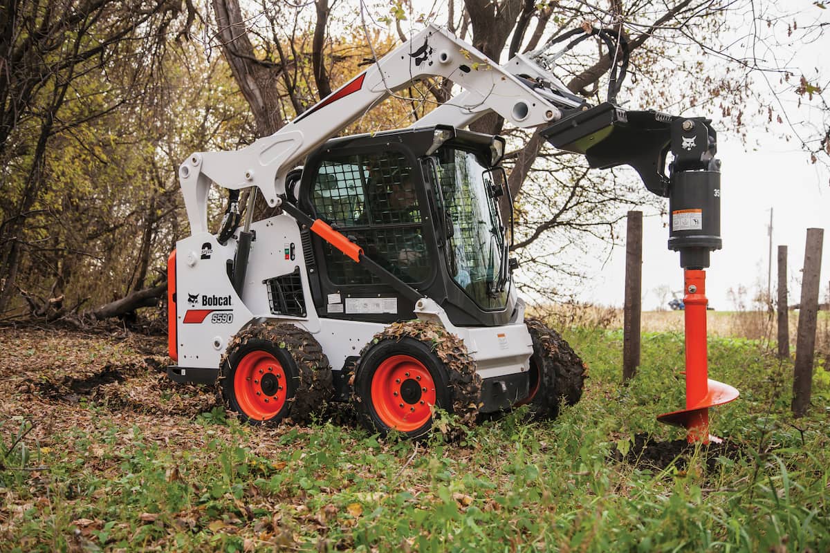 Bobcat Skid Steer Drilling